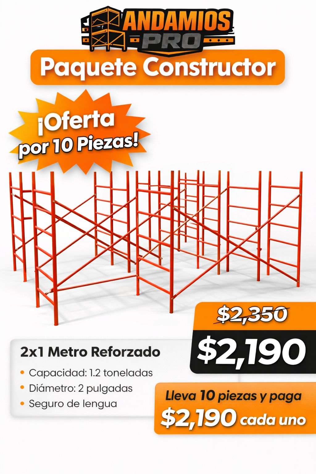 2x1 Metro Reforzado