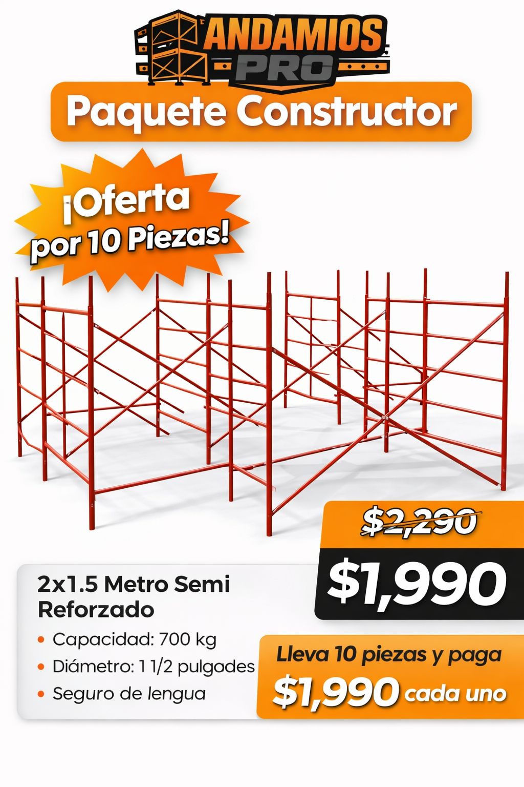 2x1.5 Metro Semi Reforzado
