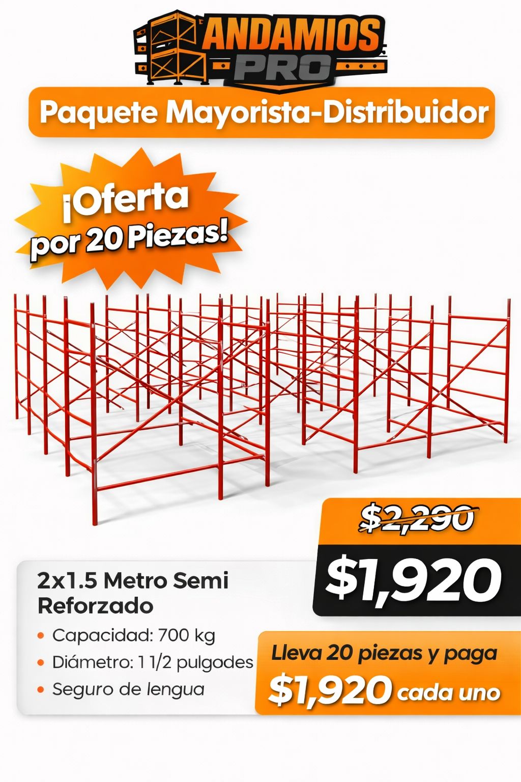 2x1.5 Metro Semi Reforzado